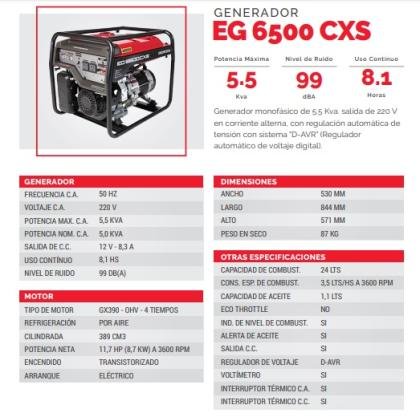 VENTA DE GENERADOR HONDA