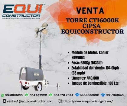 Venta Torre CTI6000K Cipsa en Guanajuato