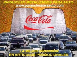 PARASOLES PUBLICITARIOS METALIZADOS PARA AUTO