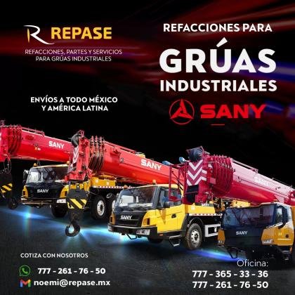 PARTES Y REFACCIONES PARA GRUAS INDUSTRIALES