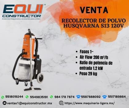 Venta de Recolector de Polvo Husqvarna S13 120V.