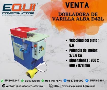 DOBLADORA DE VARILLA ALBA D42L
