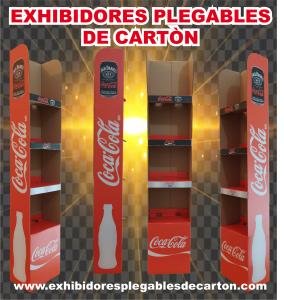 Exhibidores Plegables de cartón para Puntos de Venta.