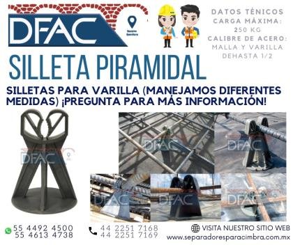 CALZA PIRAMIDAL D 3CM varilla y malla
