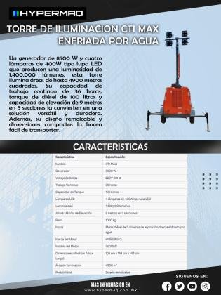 TORRE DE ILUMINACION CTI MAX