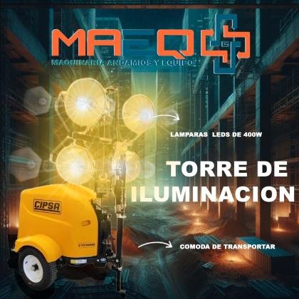 VENTA TORRE DE ILUMINACION MARCA CIPSA