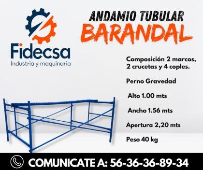 CDMX Andamio Tubular Barandal