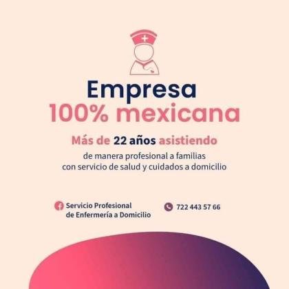 Servicio profesional de enfermería a domicilio
