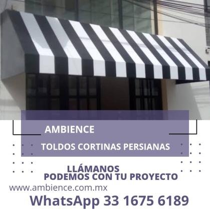 Toldos retráctiles para restaurante