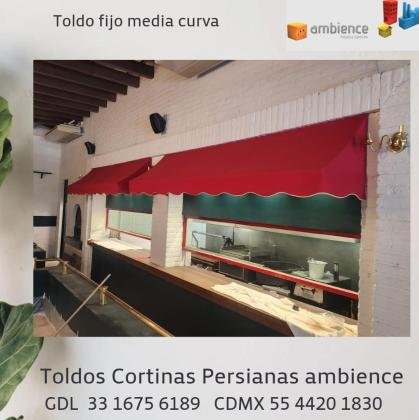 Toldos retráctiles para restaurante