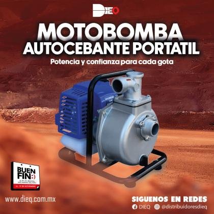 MOTOBOMBA AUTOCEBANTE PORTATIL
