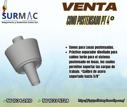 Cono Postensado PT 4°