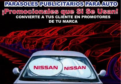 PARASOLES PARA AUTO PERSONALIZADOS PARA LLEVAR TU MARCA A LA CALLE