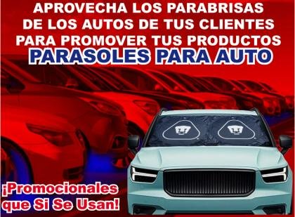 PARASOLES PARA AUTO PERSONALIZADOS PARA LLEVAR TU MARCA A LA CALLE