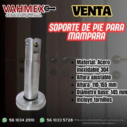 Soporte de pie para  Mamparas