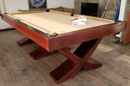 MESA DE BILLAR, PATAS CRUZADAS
