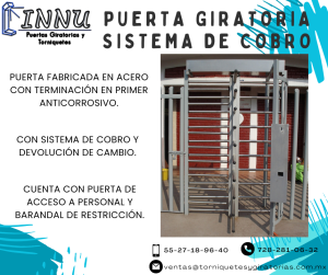 ????????PUERTA GIRATORIA SISTEMA DE COBRO ????????