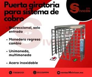 Sistemas de Acceso para Sanitarios con Puertas Giratorias – Operación 24/7 sin Vigilancia
