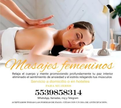 Masajes tántricos para damas a domicilio.