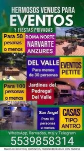 Venues & terrazas para fiestas y eventos privados.